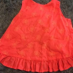 Open Back Toddler Top